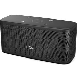 Black Portable Wireless Speaker NWOT! No box, speaker and cables only!